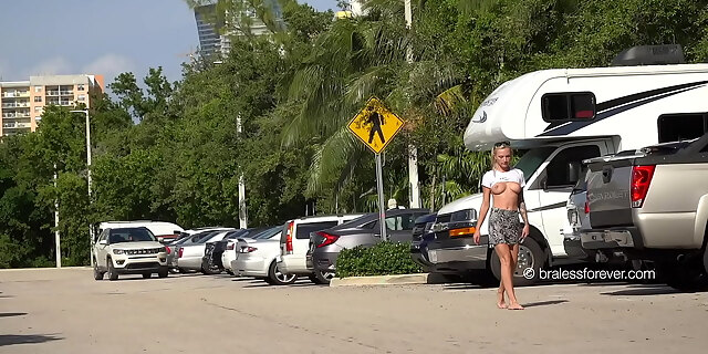 babes,big tits,blonde,boobs,flashing,public,solo